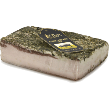 Lardo aromatizzato da Cinta Senese DOP Il Borgo